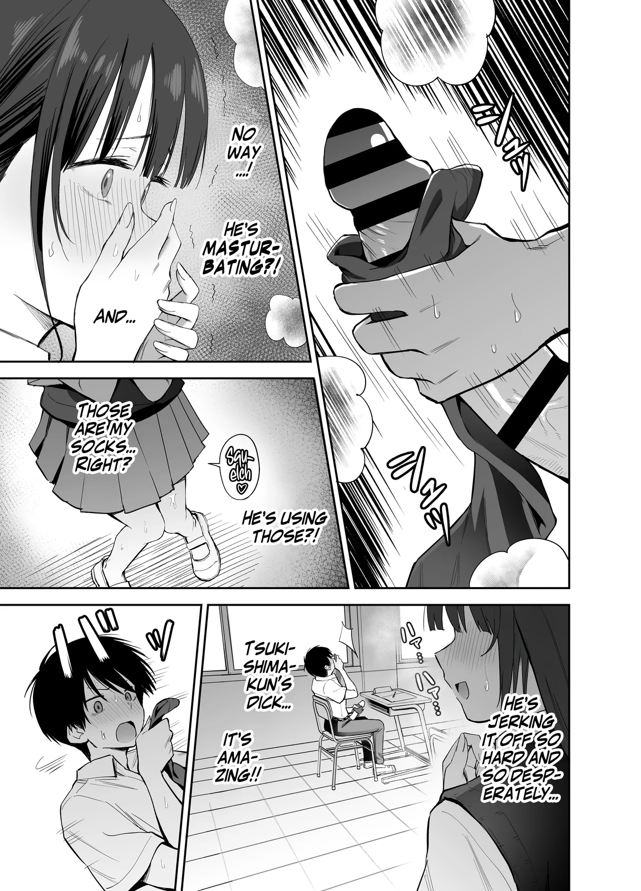 Hentai Manga Comic-If You Get To Jerk Off To My Socks, I Get To Play With Your Dick, Right?-Read-18